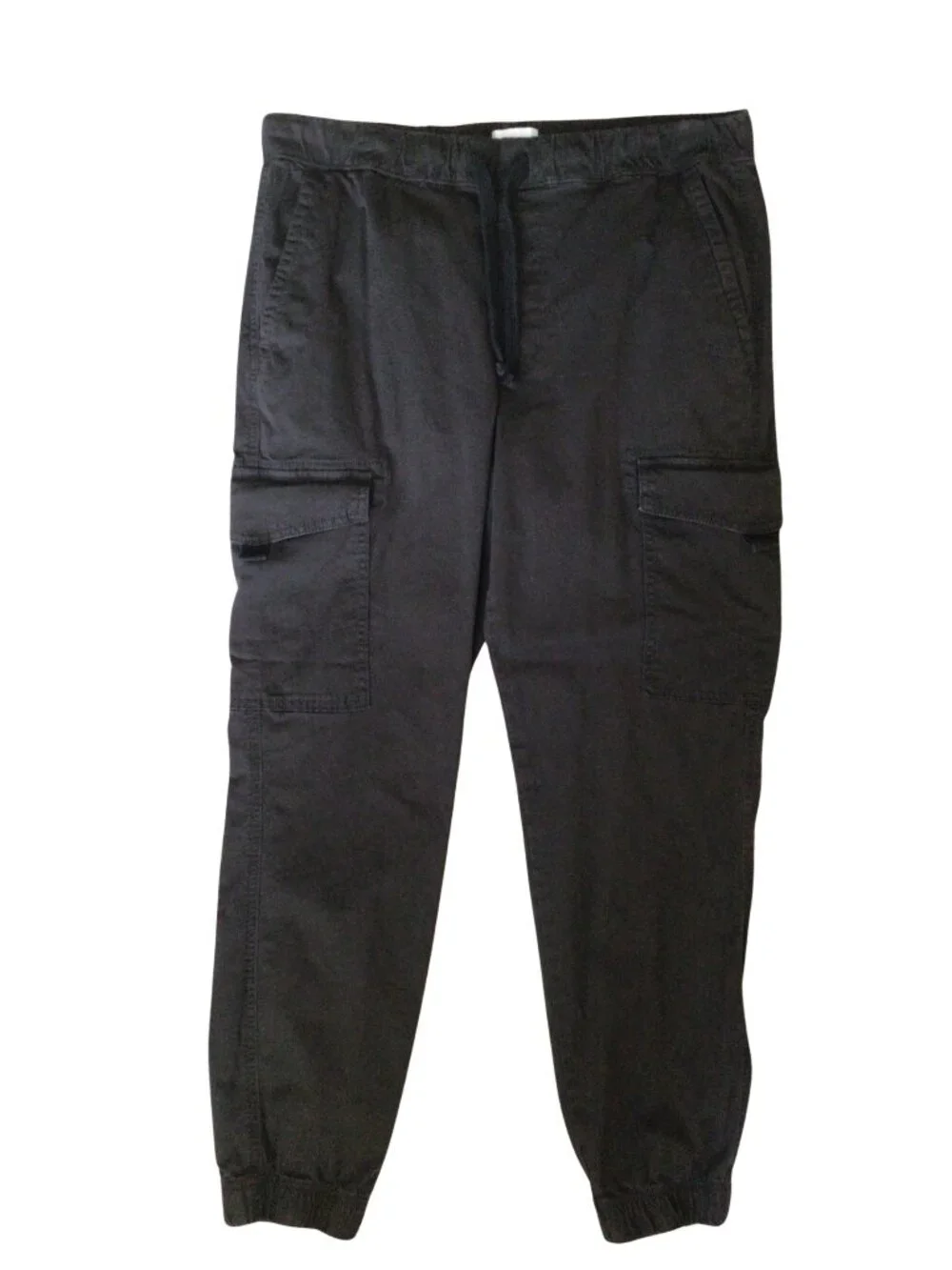 Sonoma Pants Women’s M Medium Charcoal Black Cargo Jogger Utility Pockets Casual